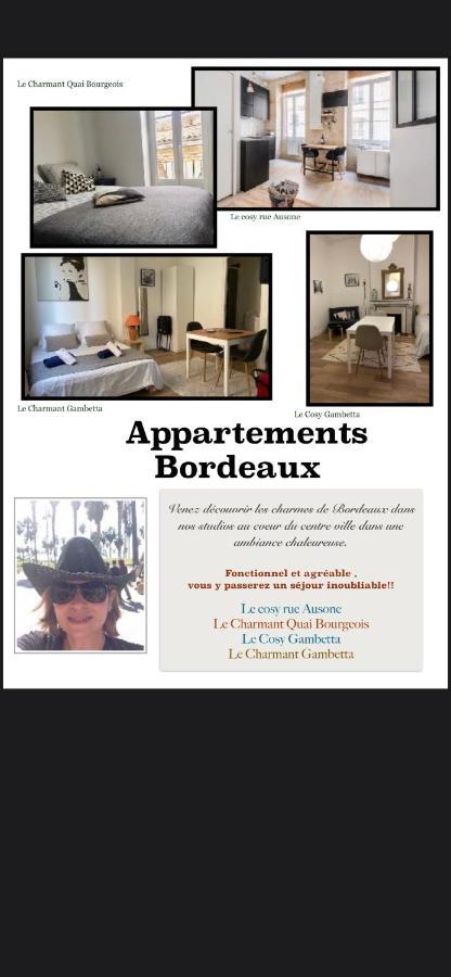 Le Charmant Quai Bourgeois Bordeaux Exteriör bild